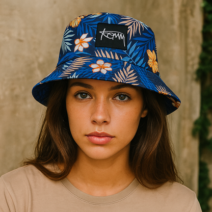 Bob Réversible – Double Face Tropicale Ou Unie