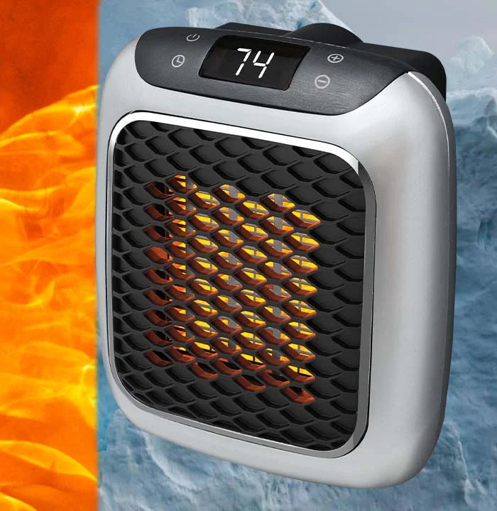 Chauffage Portable Électrique – Chauffe Rapide, Silencieux, Sécurisé et Économe en Énergie