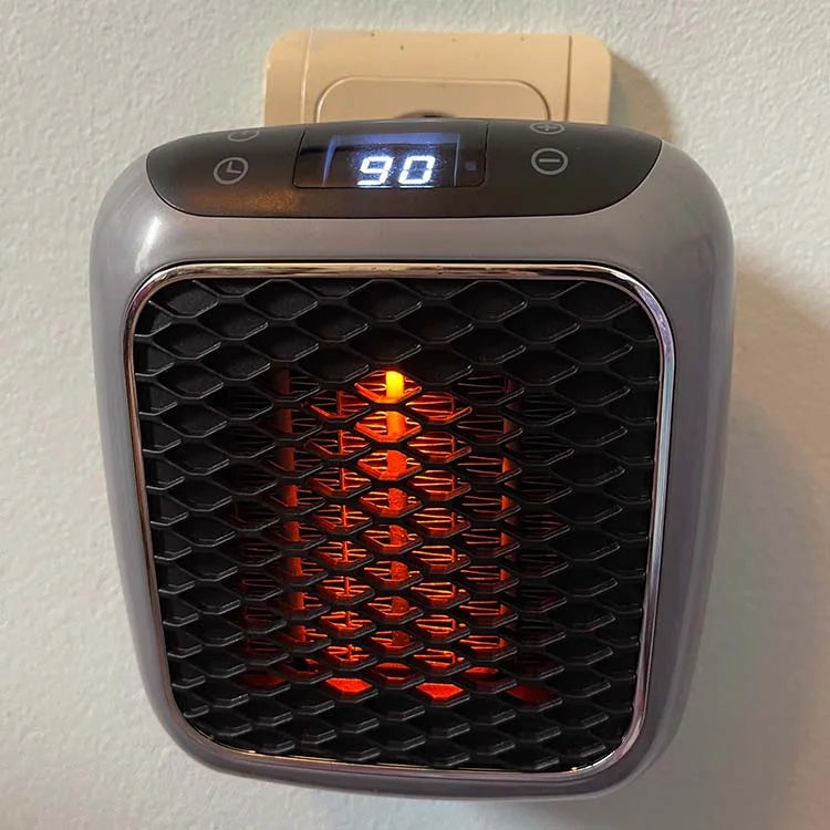 Chauffage Portable Électrique – Chauffe Rapide, Silencieux, Sécurisé et Économe en Énergie