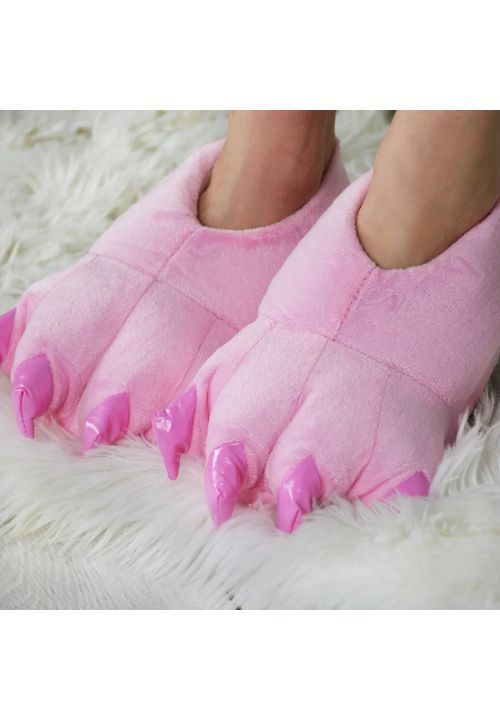 Chaussons Animaux Pattes Roses