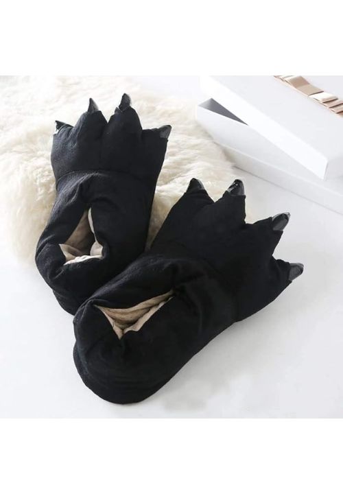 Chaussons Animaux Pattes Noires