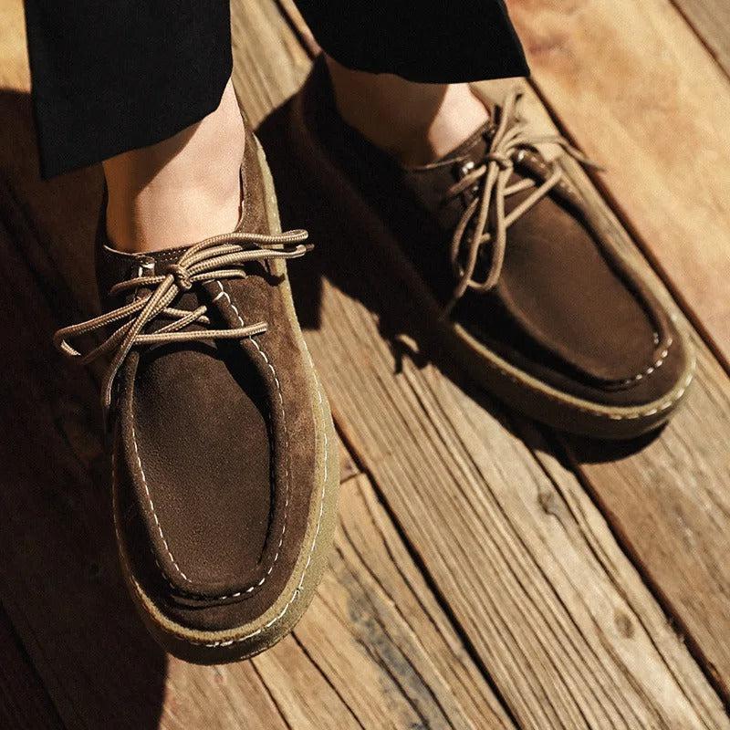 Chaussure bateau daim
