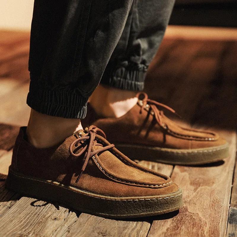 Chaussure bateau daim