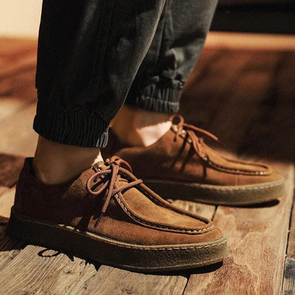 Chaussure bateau daim