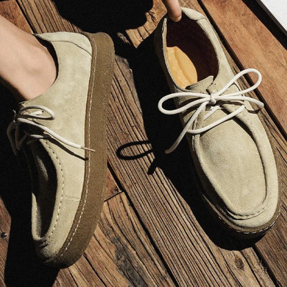 Chaussure bateau daim
