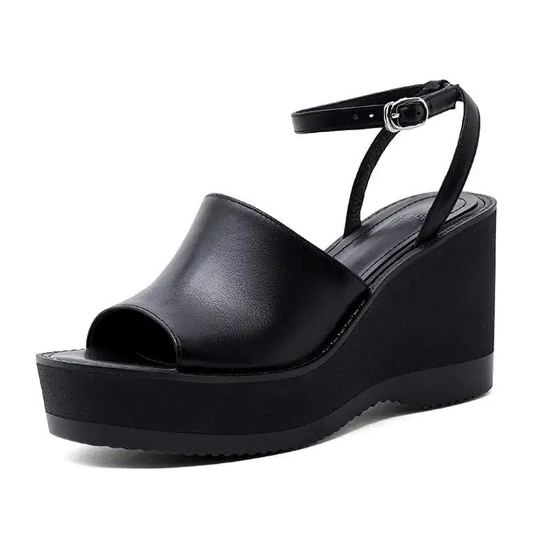 Chaussure compensée chic-Old Money