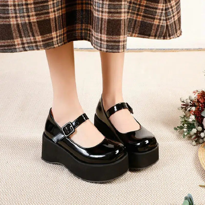 Chaussure mary jane plateforme