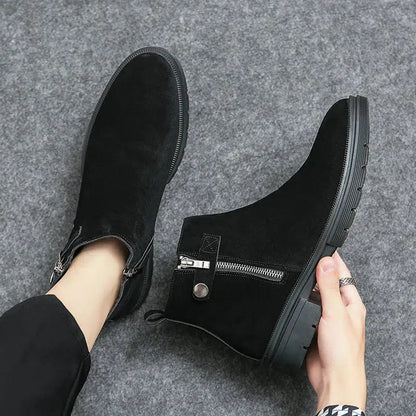 Chelsea boot daim-Old Money