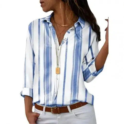 Chemise rayures verticales femme-Old Money