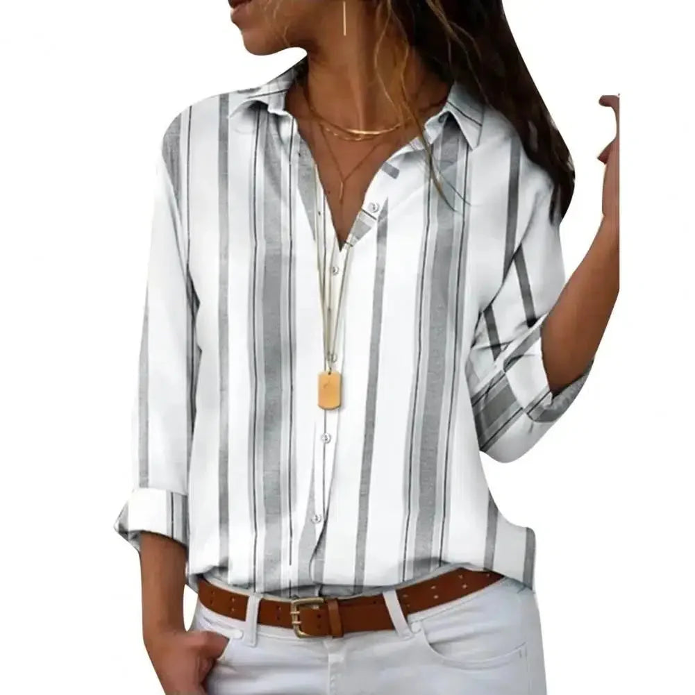 Chemise rayures verticales femme-Old Money