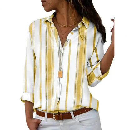 Chemise rayures verticales femme-Old Money