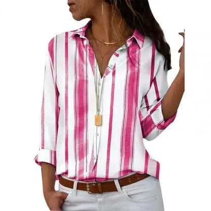 Chemise rayures verticales femme-Old Money