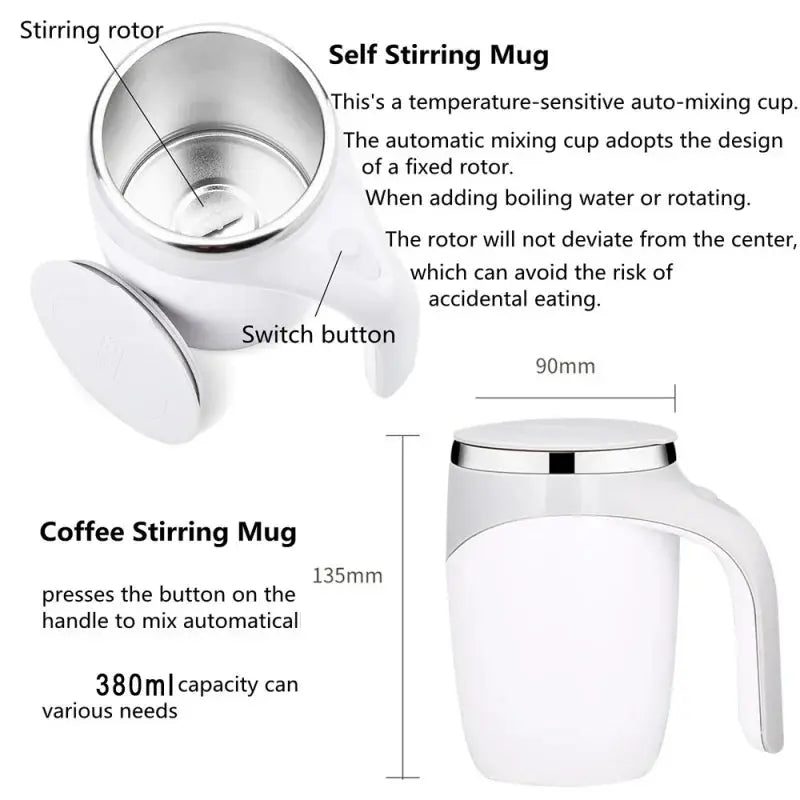 Mug Auto Mélangeur 380 ml