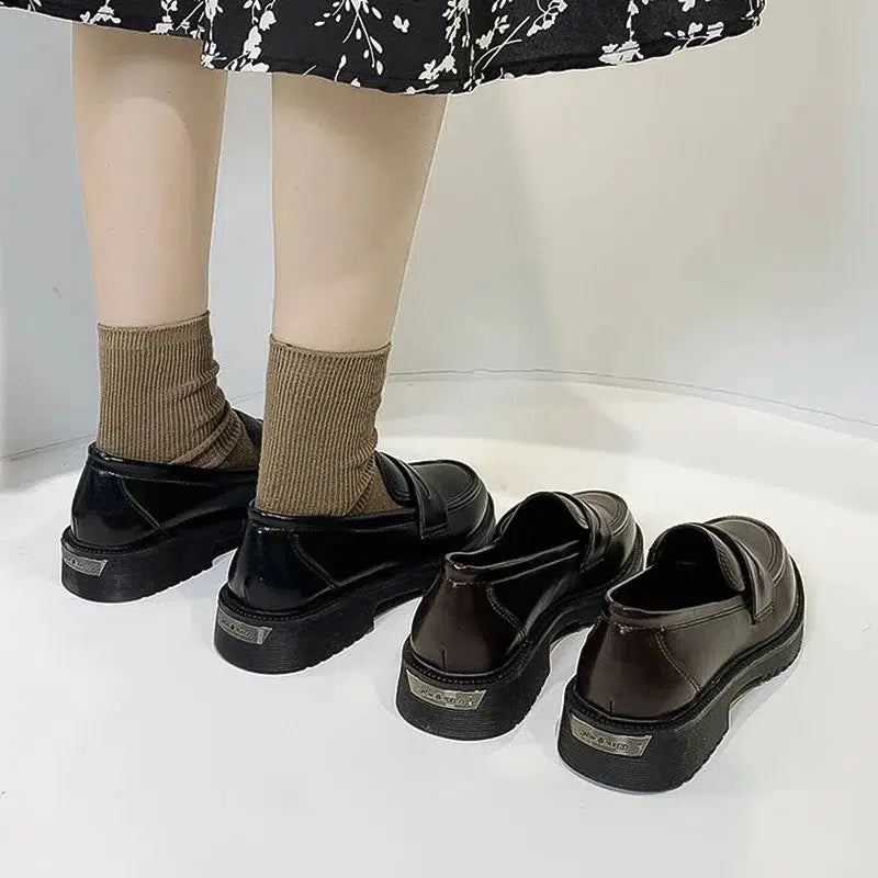 Chunky loafers