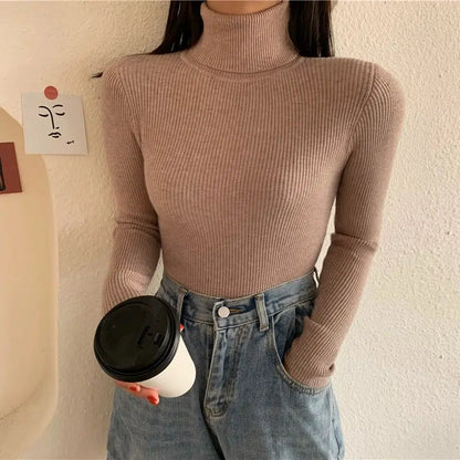 Col roulé creme