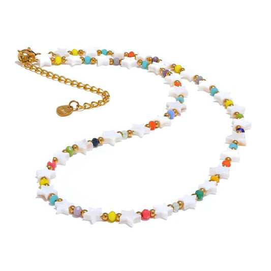 Collier Perle Corail