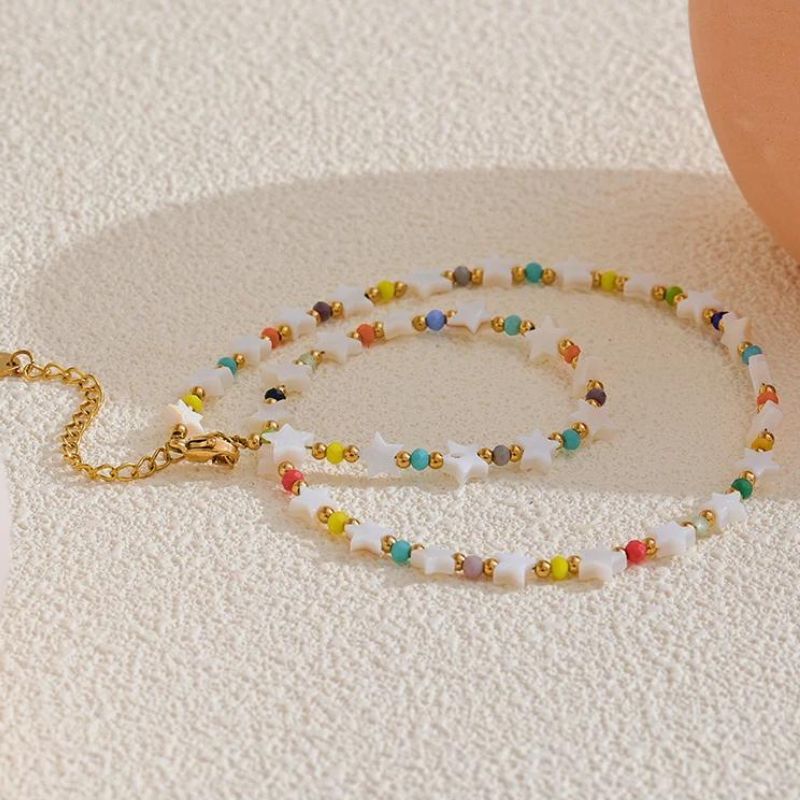 Collier Perle Corail