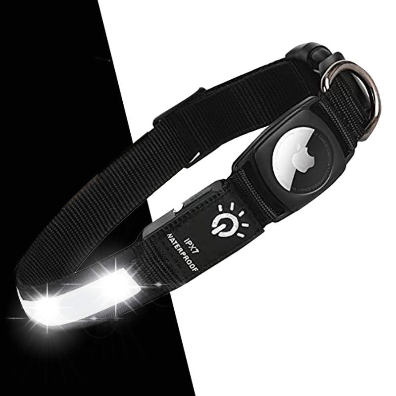 Collier Lumineux Chien AirTag