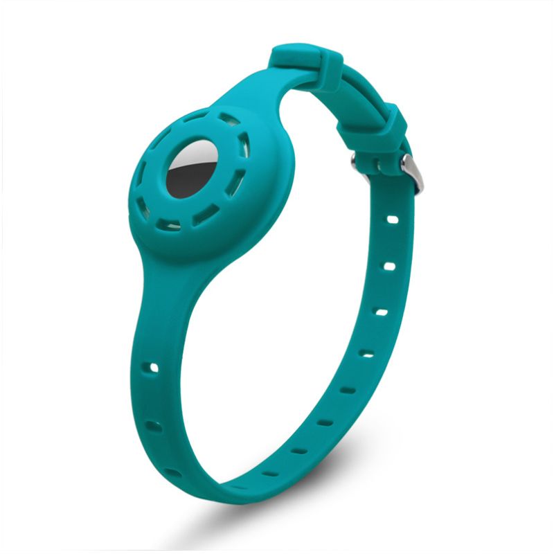 Collier Airtag Chien Bleu