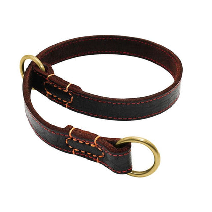 Collier Etrangleur Chien Cuir