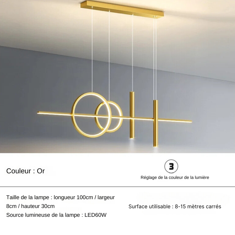 Lampe de Chevet Lustre Nordique de Luxe