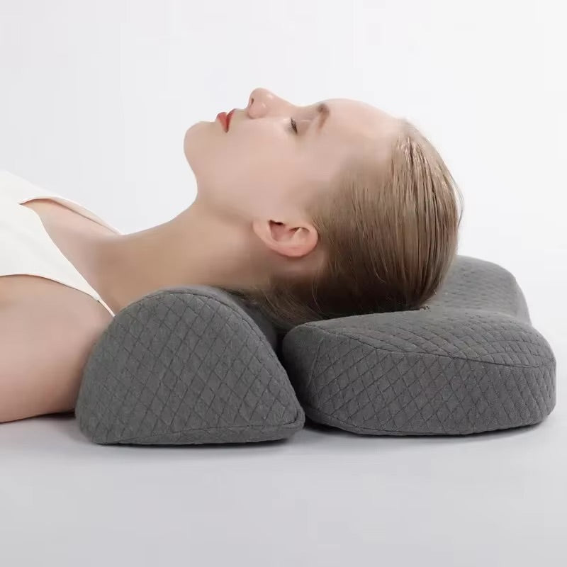 Coussin cervical ergonomique à mémoire de forme