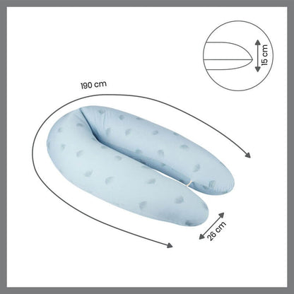 Coussin d'Allaitement Bleu
