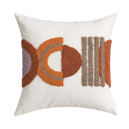 Coussin design pour canapé avec broderie