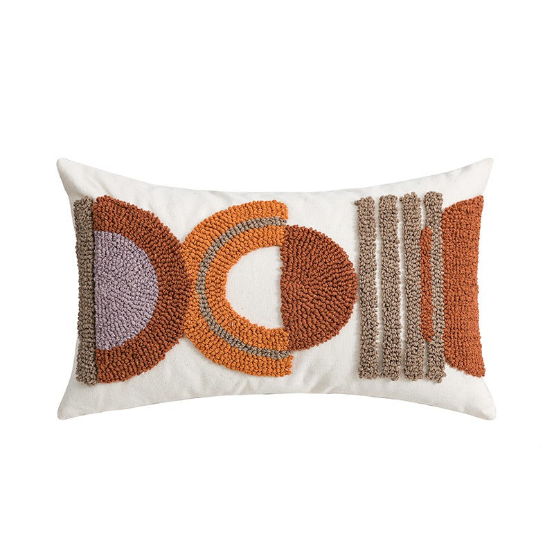 Coussin design pour canapé avec broderie