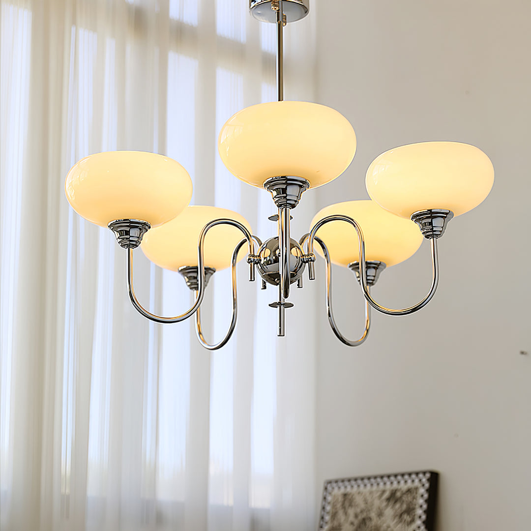 Chandelier Luxe en Verre et Métal – Élégance et Raffinement pour Votre Intérieur