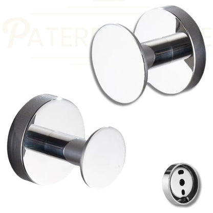 Patères rondes inox