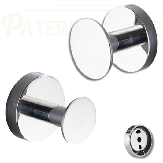 Patères rondes inox