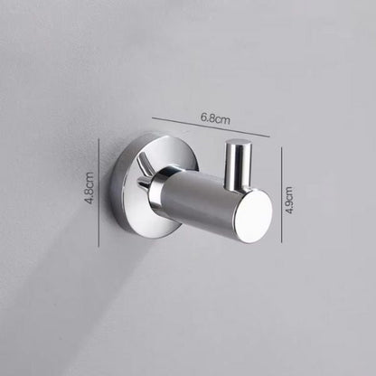 Crochet mural rond chrome