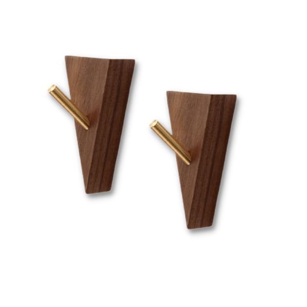 Porte manteau mural individuel 2 pièces