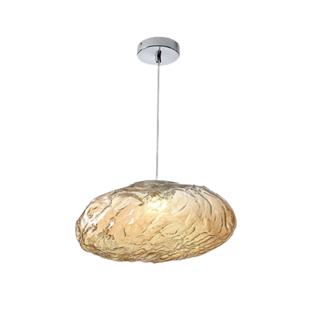 Suspension Minimalist en Verre Soufflé – Lampe Moderne et Élégante avec Source LED