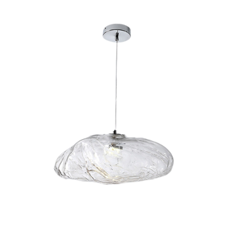 Suspension Minimalist en Verre Soufflé – Lampe Moderne et Élégante avec Source LED
