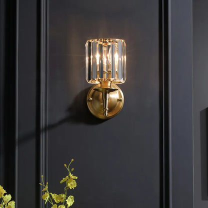 Applique Murale Vintage Luxe en Cristal – Élégance et Raffinement