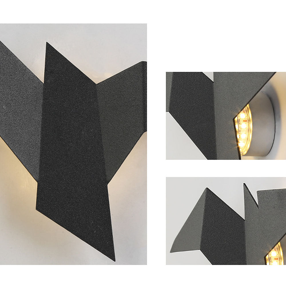 Applique Murale Créative Forme d'Oiseau – Lampe Artistique en Fer pour Décoration Intérieure