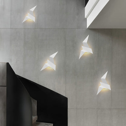 Applique Murale Créative Forme d'Oiseau – Lampe Artistique en Fer pour Décoration Intérieure