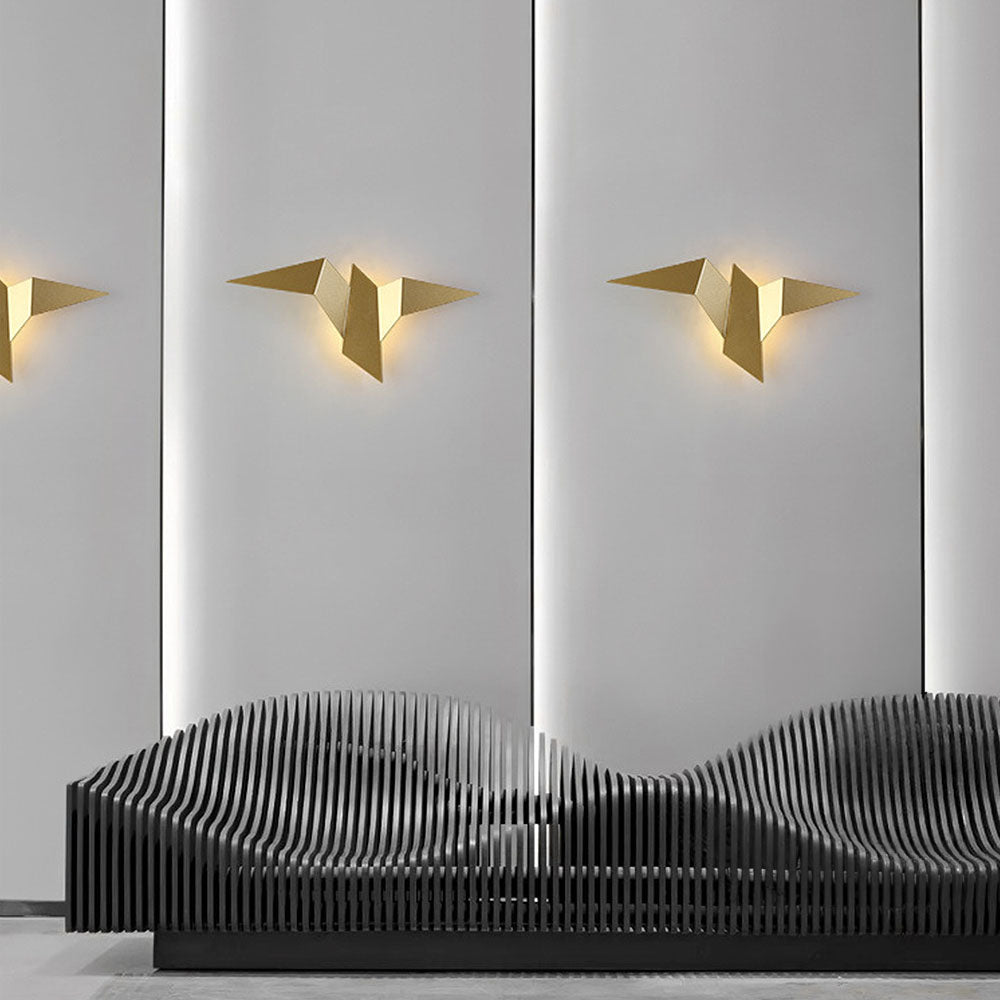 Applique Murale Créative Forme d'Oiseau – Lampe Artistique en Fer pour Décoration Intérieure
