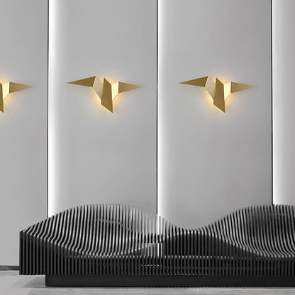 Applique Murale Créative Forme d'Oiseau – Lampe Artistique en Fer pour Décoration Intérieure