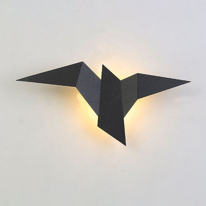 Applique Murale Créative Forme d'Oiseau – Lampe Artistique en Fer pour Décoration Intérieure