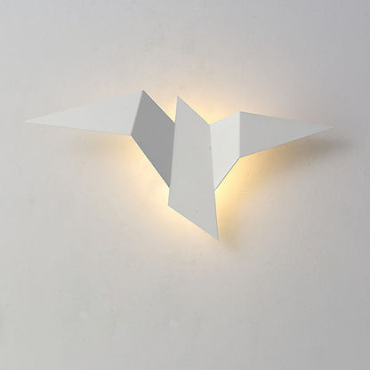 Applique Murale Créative Forme d'Oiseau – Lampe Artistique en Fer pour Décoration Intérieure