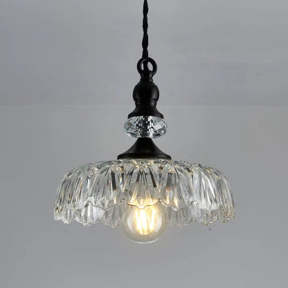 Suspension Murale Mini-Kücheninsel en Verre et Métal – Style Rétro Élégant