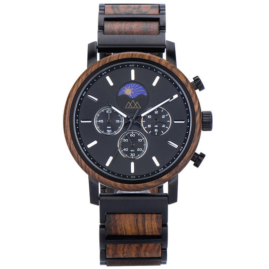 Montre Homme en Bois - Uluna Brown