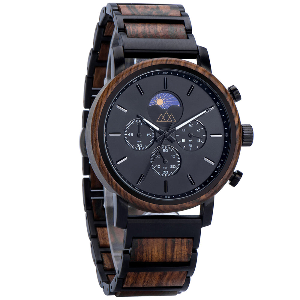 Montre Homme en Bois - Uluna Brown