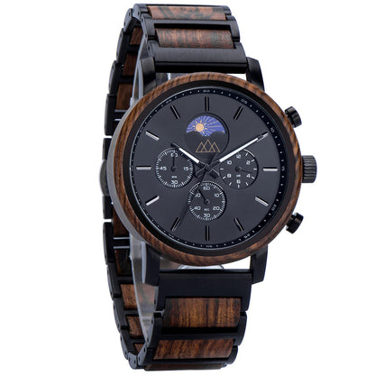 Montre Homme en Bois - Uluna Brown