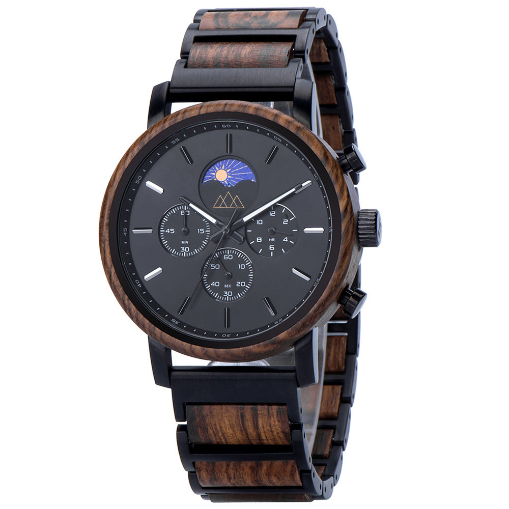 Montre Homme en Bois - Uluna Brown