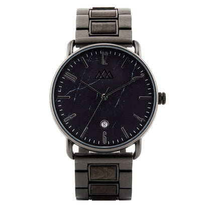 Montre en Bois Homme Marbre - Targone Noir