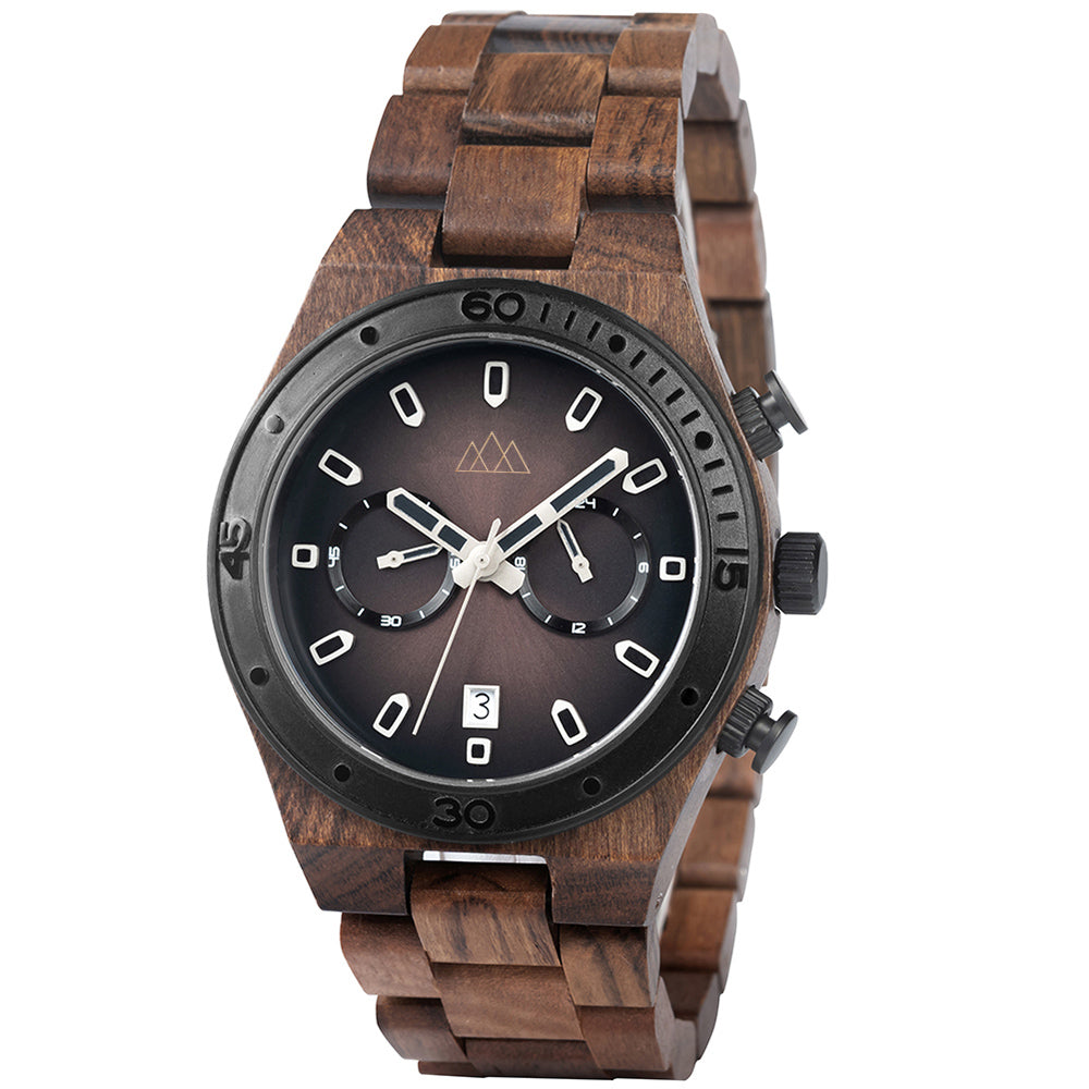 Montre en Bois Pour Homme - Roadster Brown